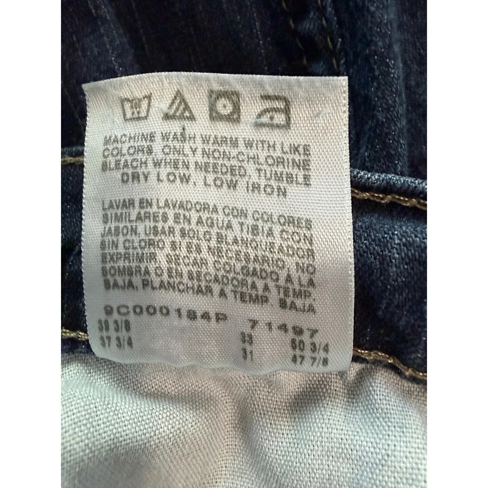 Riders by Lee Relaxed Fit Straight Leg Dark Wash Stretch Jeans Womens 18M